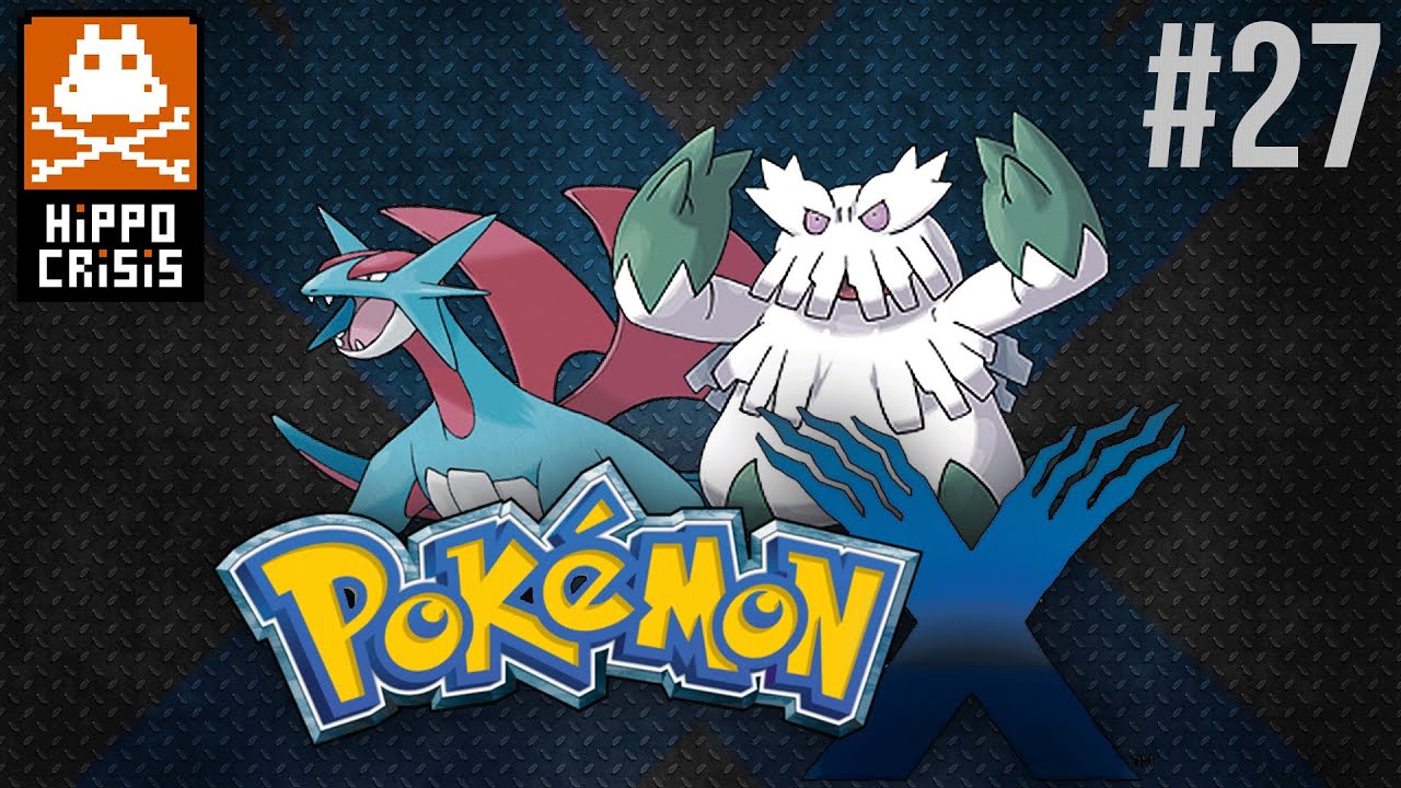 27. Let's Play Pokémon X Salamence on Ice [Frost Cavern Part Two