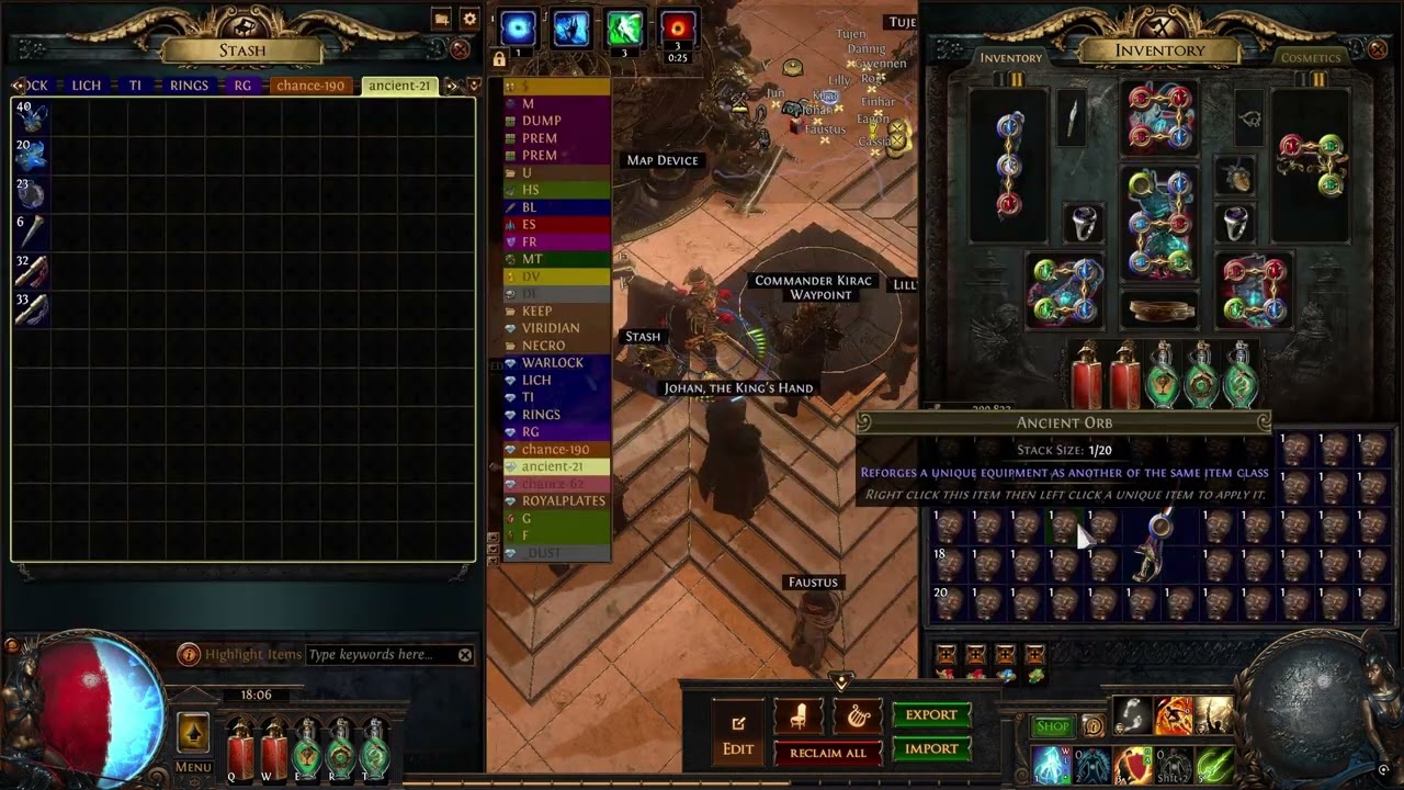 Path of Exile - 3.26 SSFHC - Ancient Orbing Ephemeral Edge