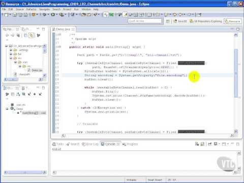 VTC Player   Advanced Java Programming Java SE 7, Channels