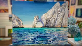 HOW TO PAINT CABO  Acrylic Painting Tutorial