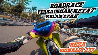 ROADRACE KELAS 2TAK 125CC OPEN | Reza reinaldi finish ke 2 | On Board