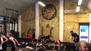 Synchro burpees
