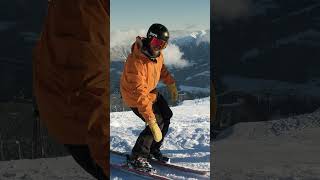 How to Mute Grab on Skis | #shorts