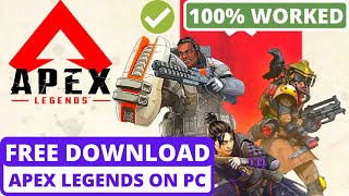 How To Download APEX LEGENDS On PC ( Windows 10,7,8 ) In HINDI 2021