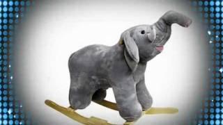 Kids Plush Rocking Elephant