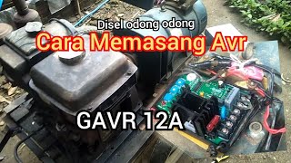 Cara Memasang GAVR 12 A diesel Odong odong