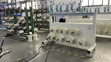 Payoff / unwinding strand by electronic servo tensioners system. High speed and stable!