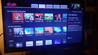 WATCH ME HOW I SET UP MY INTERNET CONNECTION FOR MY DISH HOPPER THEN WENT TO YOUTUBE AFTER THAT