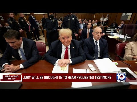 Jury makes 4 requests regarding testimonies in Trump hush money trial