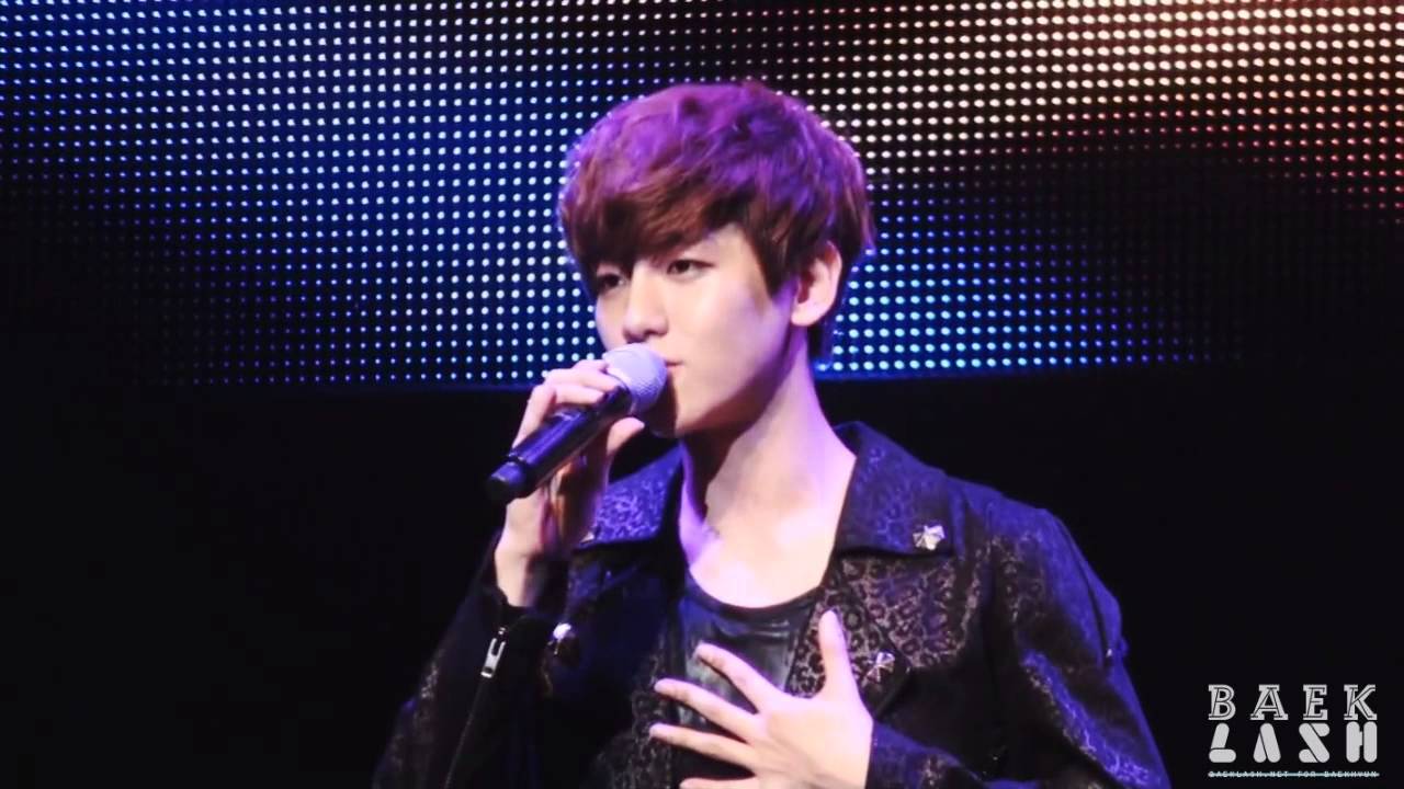 121013 EXO-K K SHOW What is love BaekHyun 백현 focus