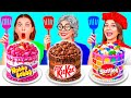 أنا مقابل جدتي في تحدي تحضير الطعام | حيل واختراقات مذهلة Crazy DO