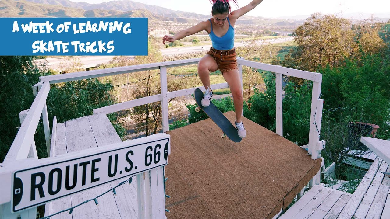 A Week of Learning Skate Tricks YouTube