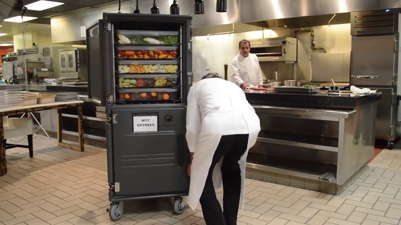 Cambro Pro Cart Ultra with Dual Compartments for Hot and Cold Food