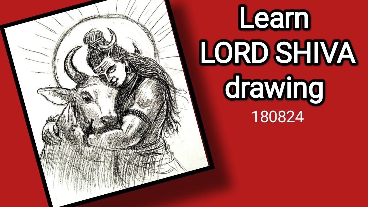 Learn LORD SHIVA drawing | How to draw LORD SHIVA - YouTube