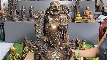 Di Lặc Cưỡi Long Quy | Quan Âm Đồng Tử | Rắn Kéo Bắp Cải Thịnh Vượng