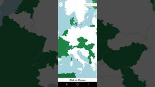 Seterra - Europe Countries (Including Kosovo) | Android Mobile App | 49 seconds screenshot 4