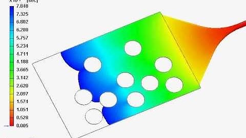 Moldex3D Weld Line Prediction of Hole Design