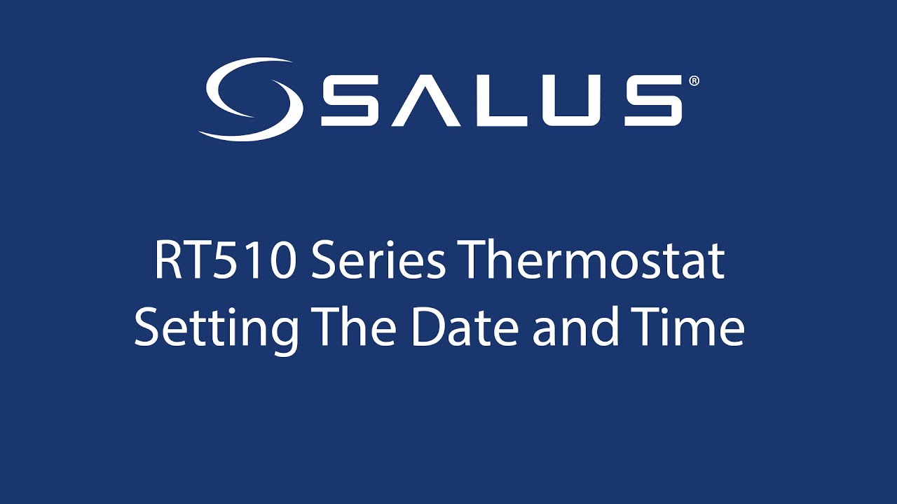 RT510 Series Thermostat Setting Date And Time YouTube rt510-series-thermostat-setting-date-and-time-youtube