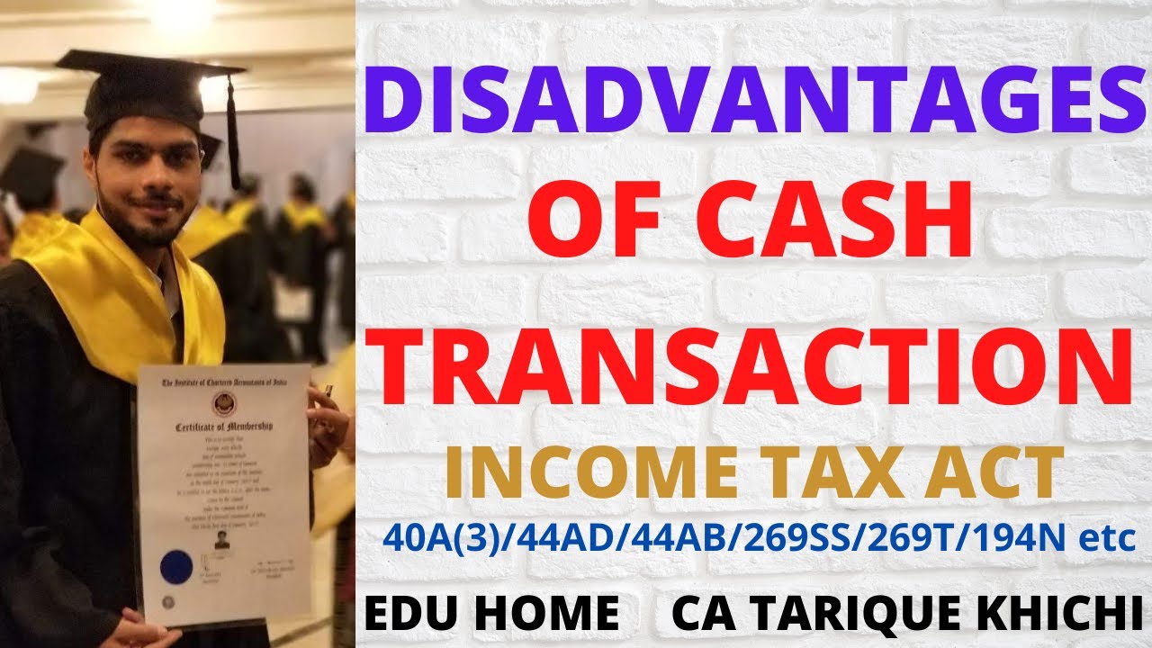 Cash Transaction Under Income Tax Act 1961 44AD 44AB 80D 80G 80GGA cash-transaction-under-income-tax-act-1961-44ad-44ab-80d-80g-80gga