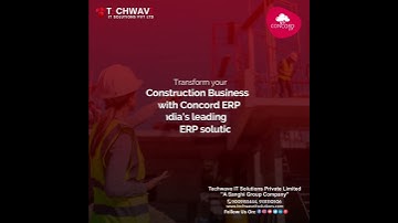 Construction ERP Software in India | Concord ERP
