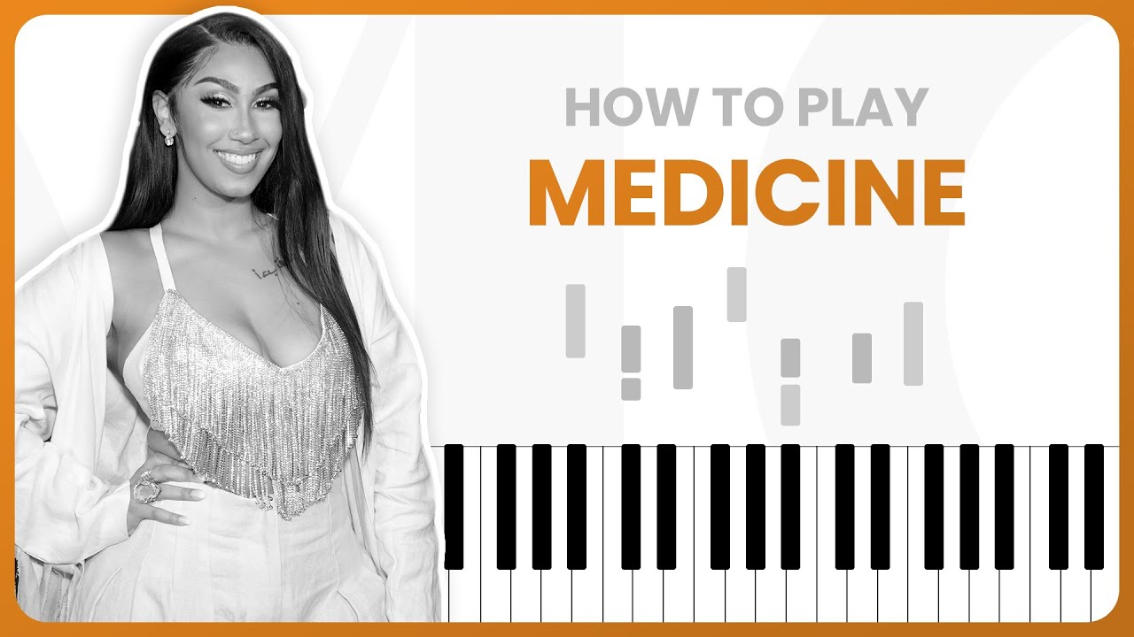 How To Play Medicine By Queen Naija On Piano - Piano Tutorial (Free Tutorial)