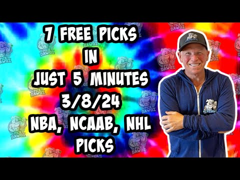 NBA, NCAAB, NHL Best Bets for Today Picks & Predictions Friday 3/8/24 