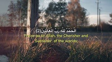 Sura Al-Fatiha translated to English سورة الفاتحة مترجمة للإنجليزية - عبدالسلام الحصين