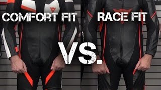 Race Suit Comfort Fit VS. Race Fit