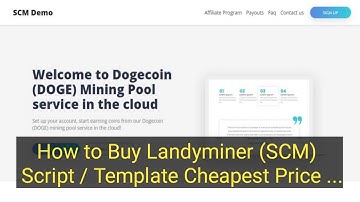 How to Buy Mining Template Cheapest Price | LandyMiner Template Crypto Mining (SCM)