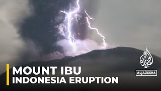 Indonesia volcano: Thousands flee eruptions at Mount Ibu