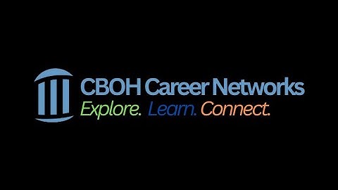 CBOH Career Networks Vertical Panel - Health Policy & Research