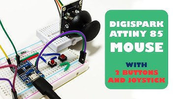 DIGISPARK ATTINY85 MOUSE/JOYSTICK (DIY MOUSE) with CODE