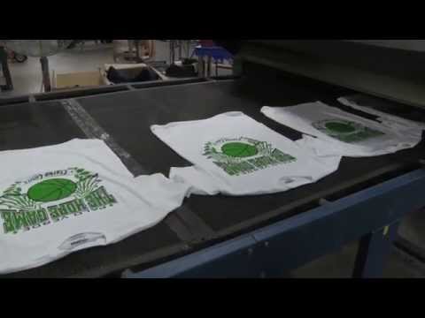 Screen Printing in Action - The Hope Game
