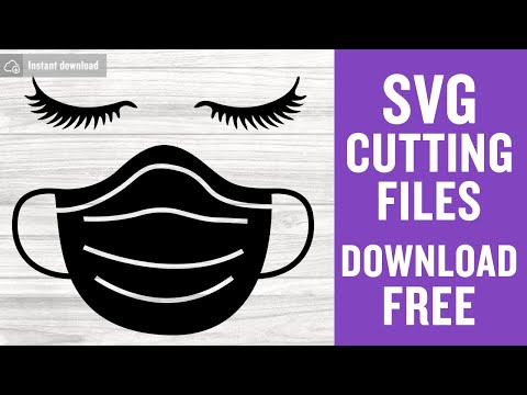 Face Mask Svg Free Cut Files for Silhouette Cameo Free Download