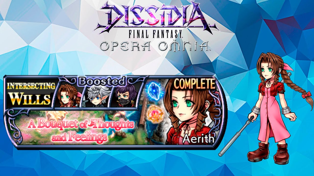 DFFOO Cutscenes Intersecting Wills 16 Aerith A Bouquet of Thoughts and Feelings (No gameplay)