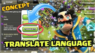 TRANSLATE LANGUAGE'S IN CLASH OF CLANS "NEW CONCEPT" SHOULD BE ADDED IN COC screenshot 3