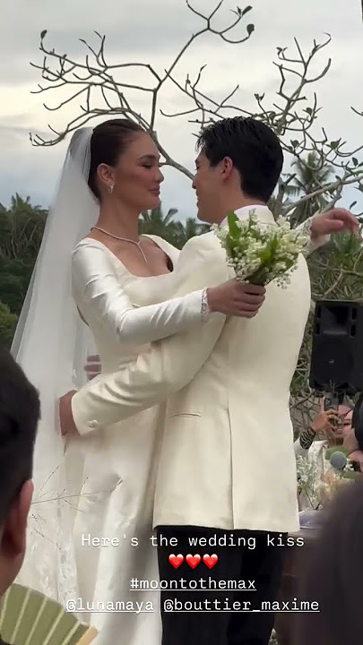 Wedding Kiss Luna Maxime ❤️#lunamaya#maximebouttier #shorts#fyp