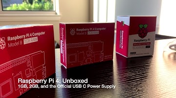 Unboxing the Raspberry Pi 4 - 4K/UHD