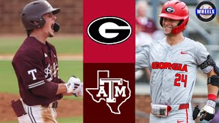 #20 Georgia vs #1 Texas A&M Full Doubleheader Highlights | 2024 College Baseball Highlights