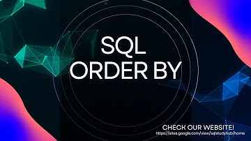 SQL ORDER BY Clause Explained | How to Sort Data in SQL