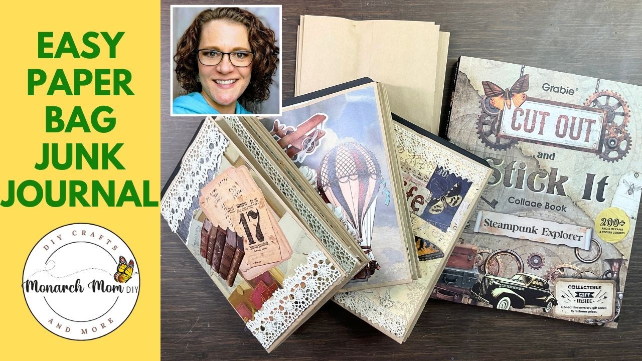 Easy Paper Bag Junk Journal | Paper crafting | Grabie Collage Easy Paper Bag Junk Journal | Paper crafting | Grabie Collage