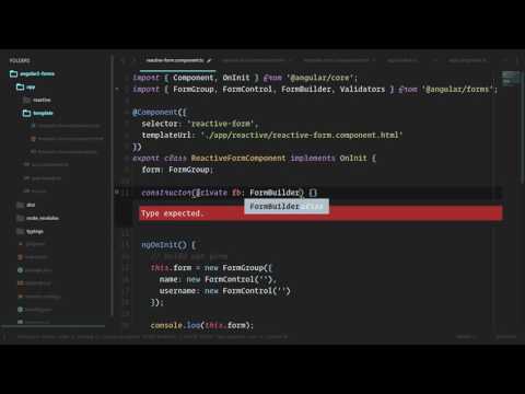 [Angular 2+ Forms and Validation] Lesson10   Form Builder