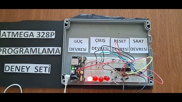 ATMEGA  328P  PROGRAMLAMA  EĞİTİM  SETİ