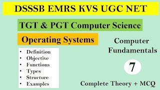 Operating System: Definition, Objective, Functions, Types, Structure, and Examples [Hindi] with MCQ