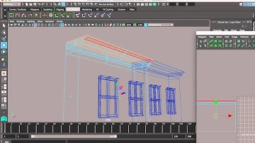 AutoDesk Maya UV Mapping building part 1
