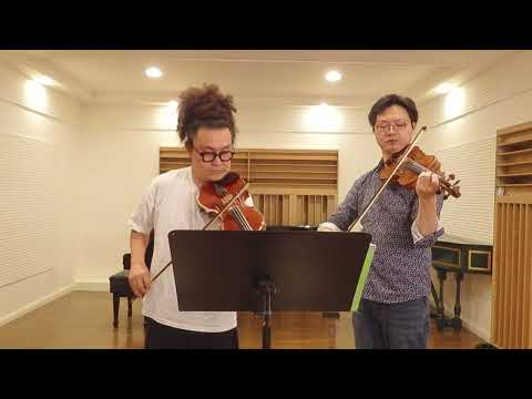 少年篠崎小提琴第二冊NO76菩提樹　 雙小提琴二重奏示範教學