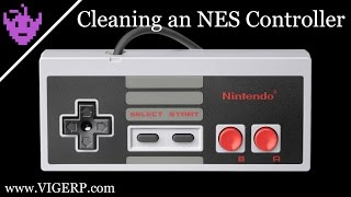 Celebrity Cleaning an NES Controller Profile