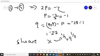 lecture 10 problems, cardan's method