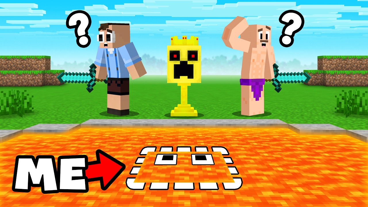 Minecraft Hunters vs Speedrunner But I Secretly SHAPESHIFT into BLOCKS...