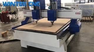 Celebrity Double Heads CNC Wood Router with Two Independent Spindles Profile